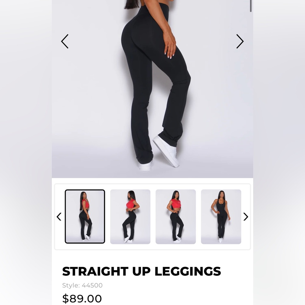 Bombshell sportswear straight up legging wide leg flare SOLD OUT